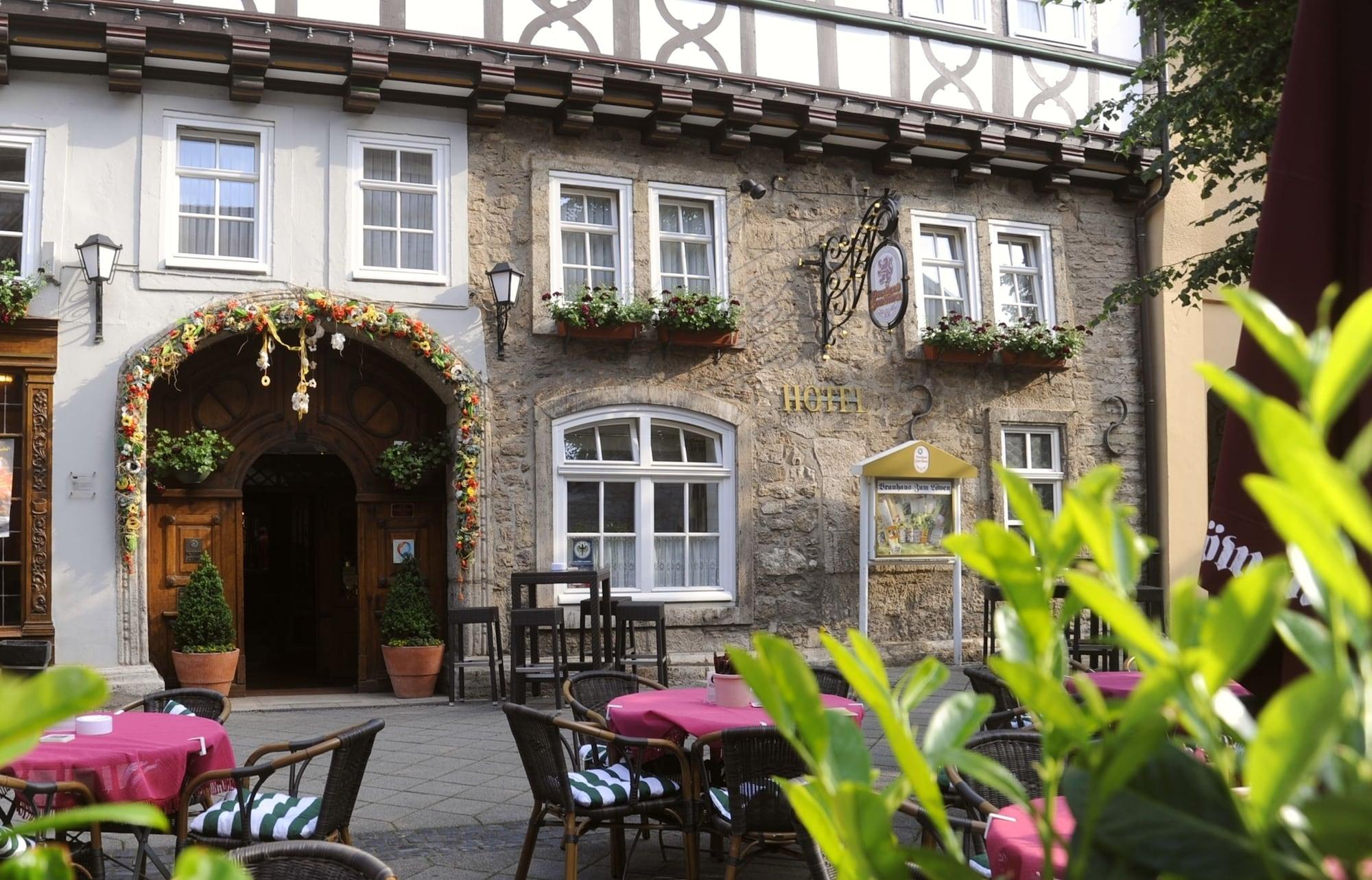 מלון Mühlhausen Brauhaus Zum Loewen מראה חיצוני תמונה