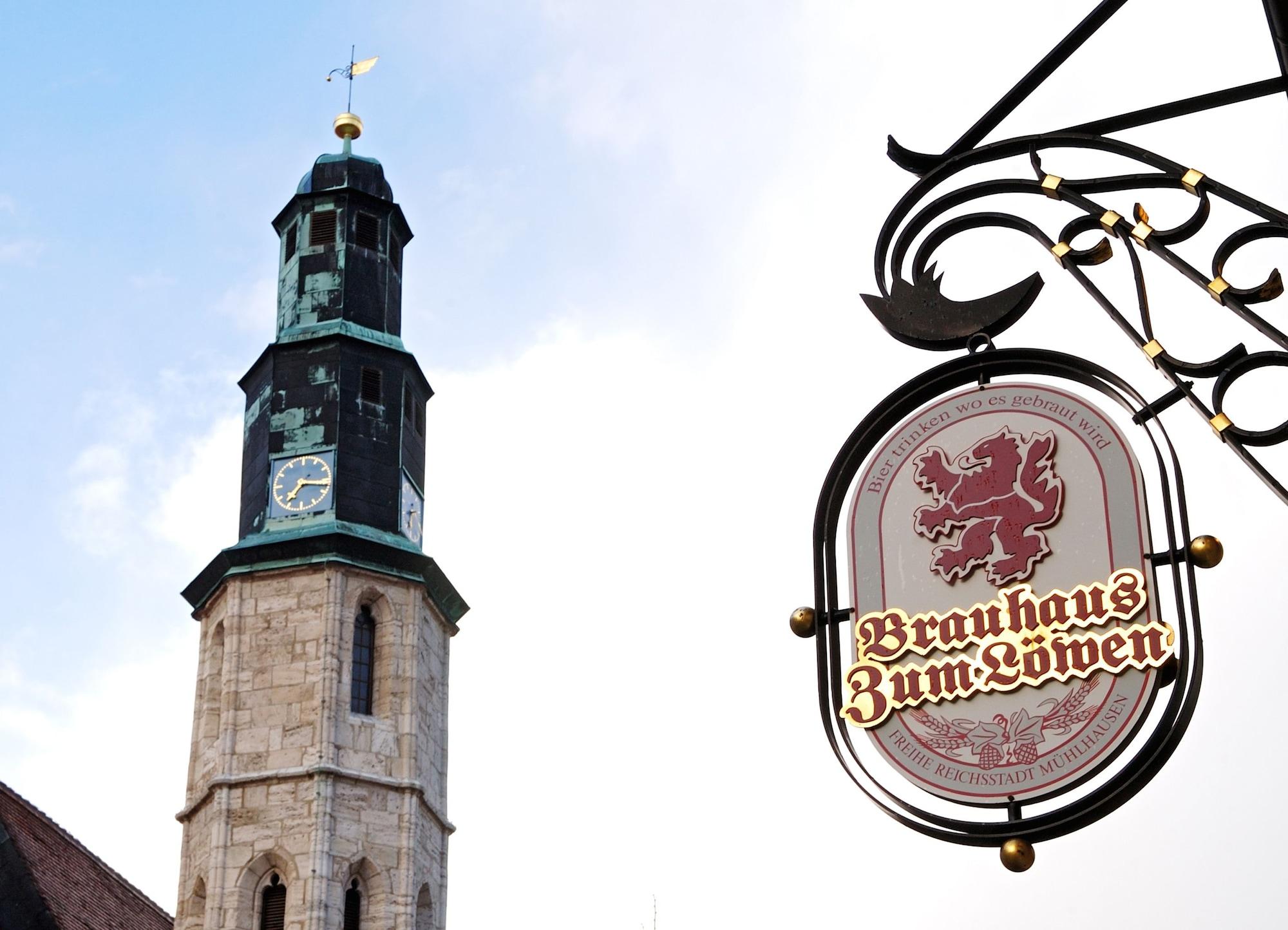 מלון Mühlhausen Brauhaus Zum Loewen מראה חיצוני תמונה
