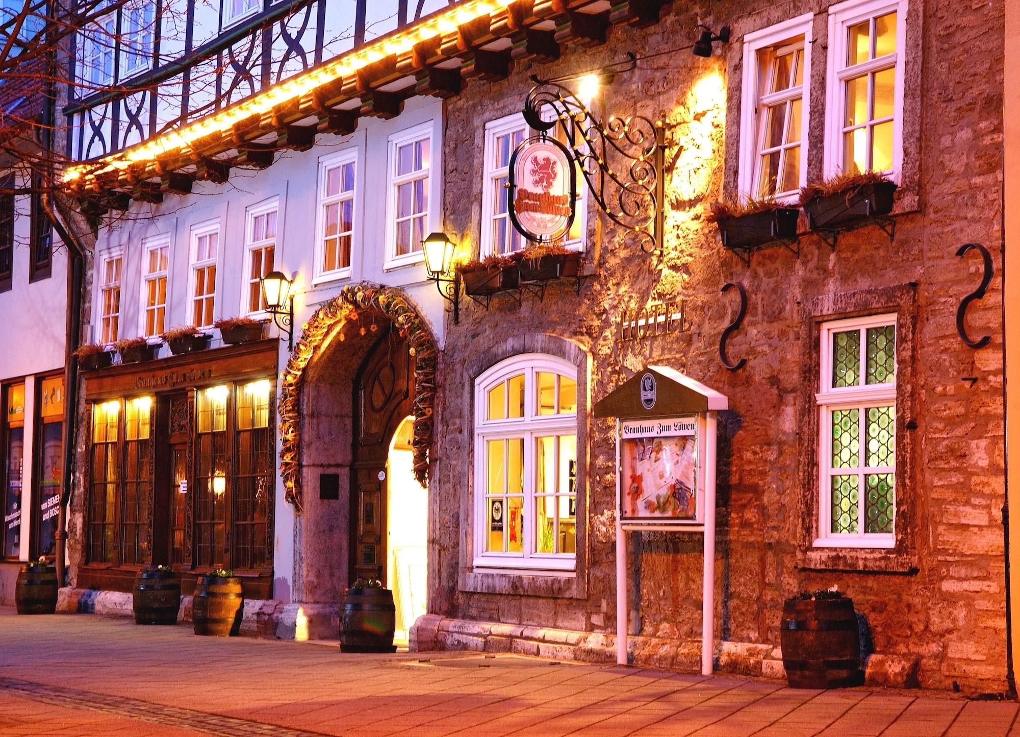 מלון Mühlhausen Brauhaus Zum Loewen מראה חיצוני תמונה